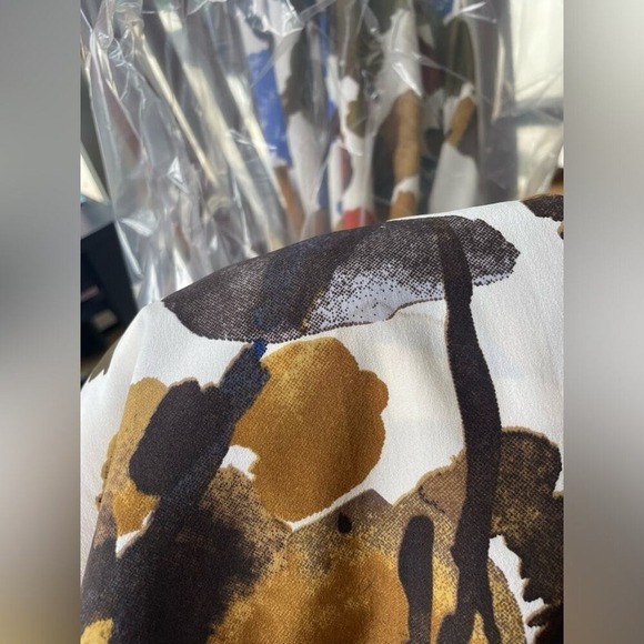 RARE Anthropologie Ranna Gill Finola Maxi Beaded Floral Fall Colors Dress- Small - Picture 9 of 16